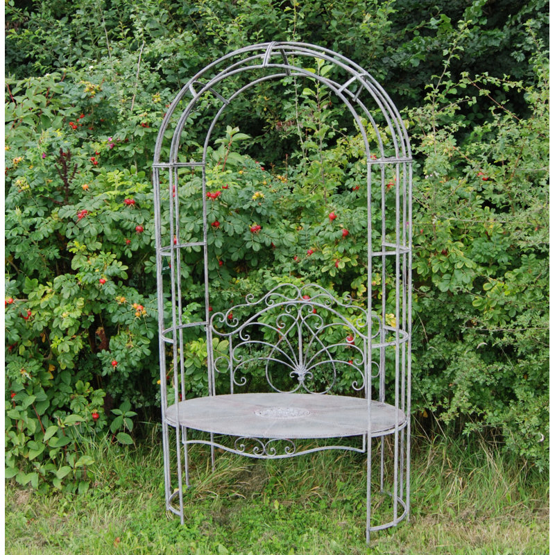 Garten Living Rosenbogen mit Bank Caroline aus Metall & Bewertungen